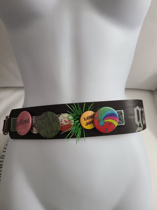 Galliano women leather belt main image 7